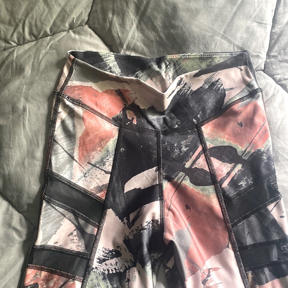 Smal Nina B. Roze multi-color legging | full length - Picture 2 of 4